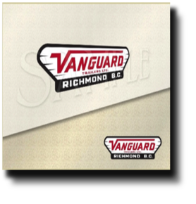 Vanguard Travel Trailer Decal